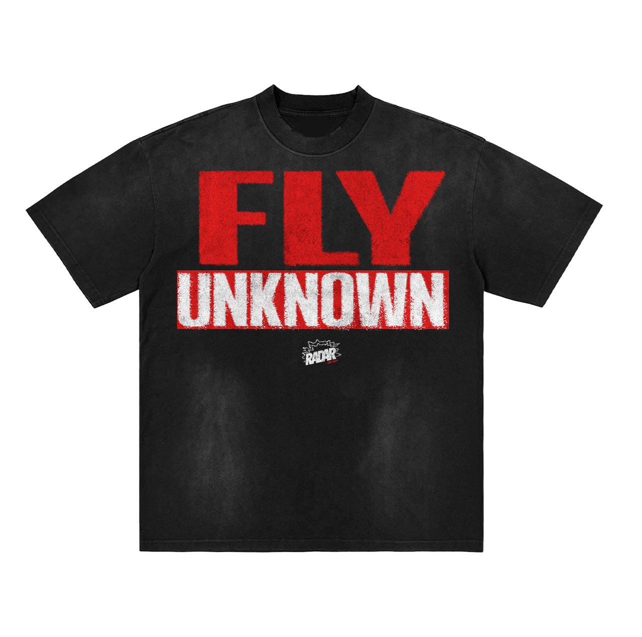 FLY UNKNOWN TEE - BLACK/RED