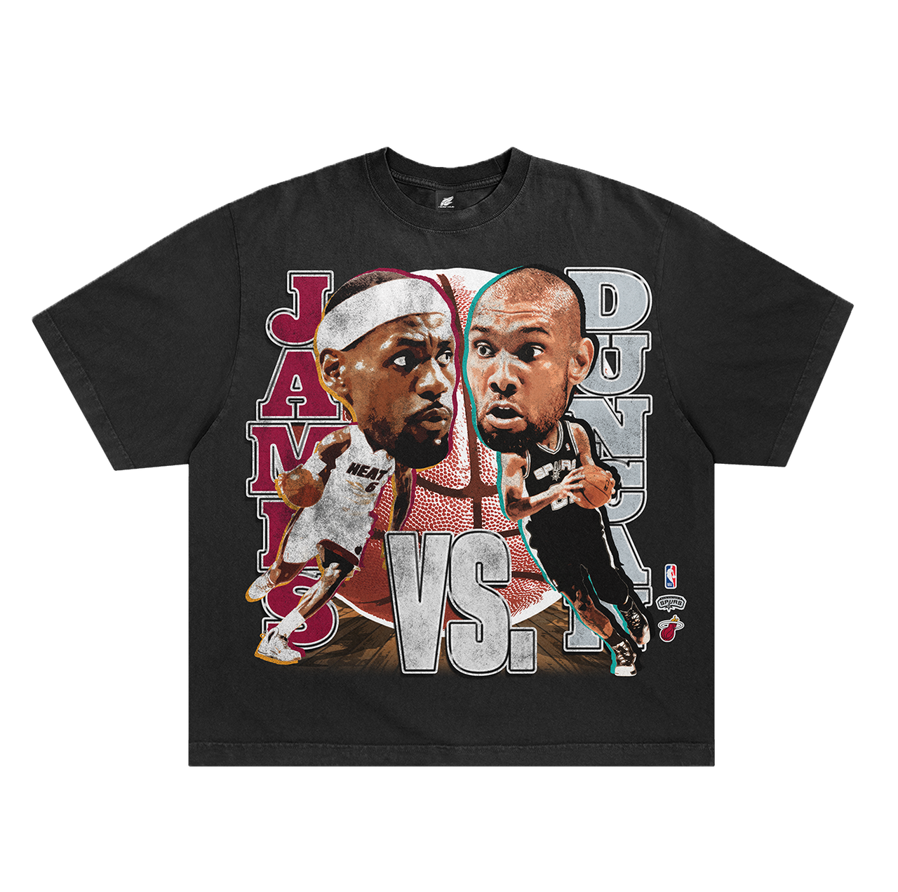 HEAT V. SPURS RETRO TEE