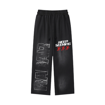 "DISTORTED SIGNAL" SWEATPANTS