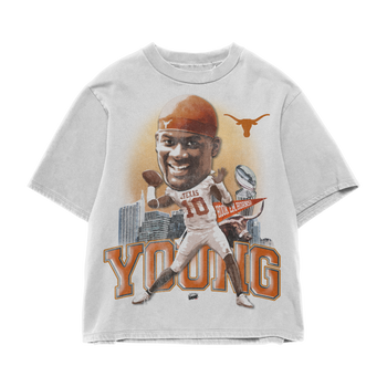 VINCE YOUNG - BIG HEAD LONGHORNS TEE
