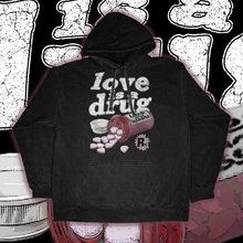 Load image into Gallery viewer, &quot;LOVE IS A DRUG&quot; HEARTBREAK HOODIE
